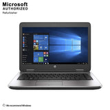 HP ProBook 640 G2 14" Business Laptop: Intel Core i5-6300U 2.4GHz, 8GB DDR4 Memory, 128GB m.2 SATA SSD, Webcam, Windows 11 Pro – Refurbished. (SKU: HP-640g2)