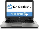HP EliteBook 840G4 Business Laptop: 14" Touch Screen, Intel Core i5-7300U 2.6GHz, 16GB DDR4, 240GB SSD, Webcam, Backlit Keyboard, Windows 11 Pro - Refurbished (SKU: HP-840G4-1)