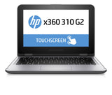 HP X360 310 G2 11.6" Touch Screen Convertible, Intel N3050 1.6 GHz, 256GB SSD, 4GB DDR3, Webcam, HDMI, Windows 11 Pro - Refurbished (Good) (SKU: HP-X360-310G2)