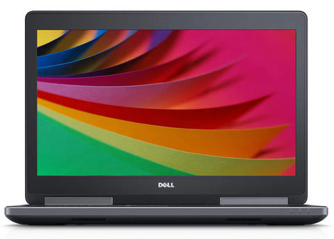 Dell Precision 7520 15.6" FHD Mobile Workstation- Intel i5-7440HQ Quad Core 2.80 GHz, 16GB RAM, 256GB SSD, NVIDIA Quadro M1200 4 GB, Win 11 Pro, NO Webcam - Refurbished (Good) (SKU: Dell-P7520-16)