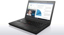 Lenovo Thinkpad T460 Business Notebook: Intel i5-6300U 2.4GHz, 8GB RAM, 256GB SSD, 14-inch Display, Webcam, HDMI, Win 10 Pro - Refurbished