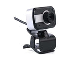 Generic Webcam: 640x480P, Built-in microphone, 2 LED lights, USB plug and play, 3.5mm Mic plug, Support Windows 7, 8, 10