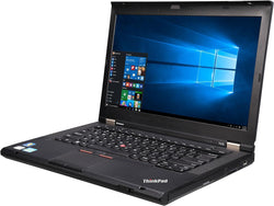 ThinkPad Laptop T430 Intel Core i5 3rd Gen 3320M (2.60 GHz) 4 GB Memory 320 GB HDD Intel HD Graphics 4000 14.0" Windows 10 Pro 64-Bit