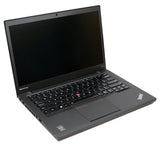Lenovo ThinkPad T450 - Intel Core i5-5300U 2.30GHz, 8GB, 256GB SSD, 14” (1600x900), Webcam, Windows 10 Pro - Refurbished