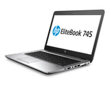 HP elitebook 745 G3: AMD Pro A10-8700B R6 1.8GHz Quad-Core, 8G DDR3L, 256 SSD, webcam, bluetooth, win10 pro